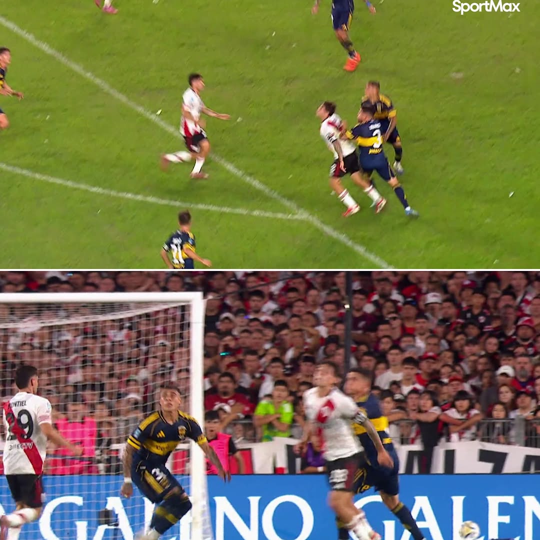 Photo by Sportmax on April 19, 2026. May be an image of football, soccer, stadium and text that says 'ARP CABJ SportMax AM ONTIE! 비도직이 GALINO GALI NO JALEN'.