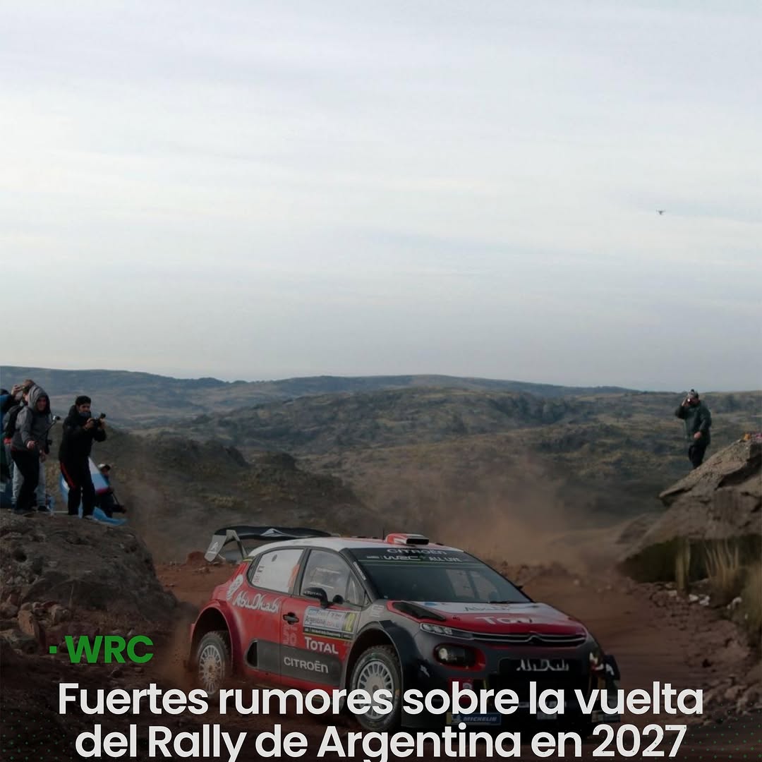Photo by Sportmax on March 28, 2026. May be an image of outdoors and text that says 'SportMax bulkas SSO WRC Fuertes rumores sobre la vuelta del Rally de Argentina en 2027'.